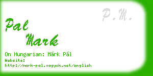 pal mark business card
